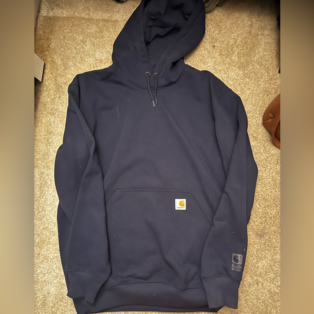 Navy blue rain defender carhartt